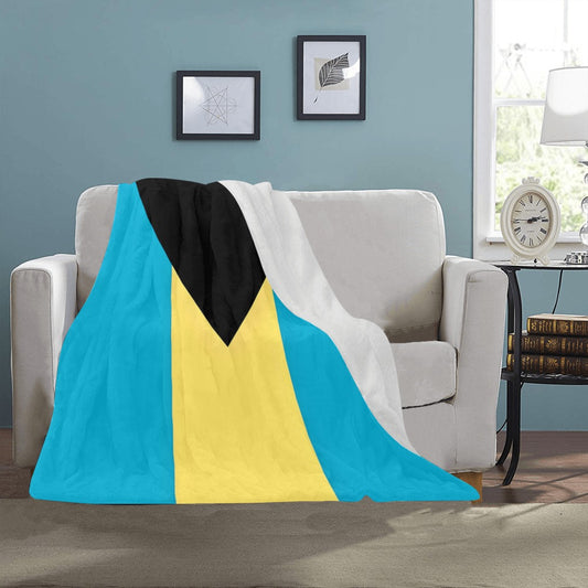 Cozy Bahamas flag throw blanket by Luv My Flag.