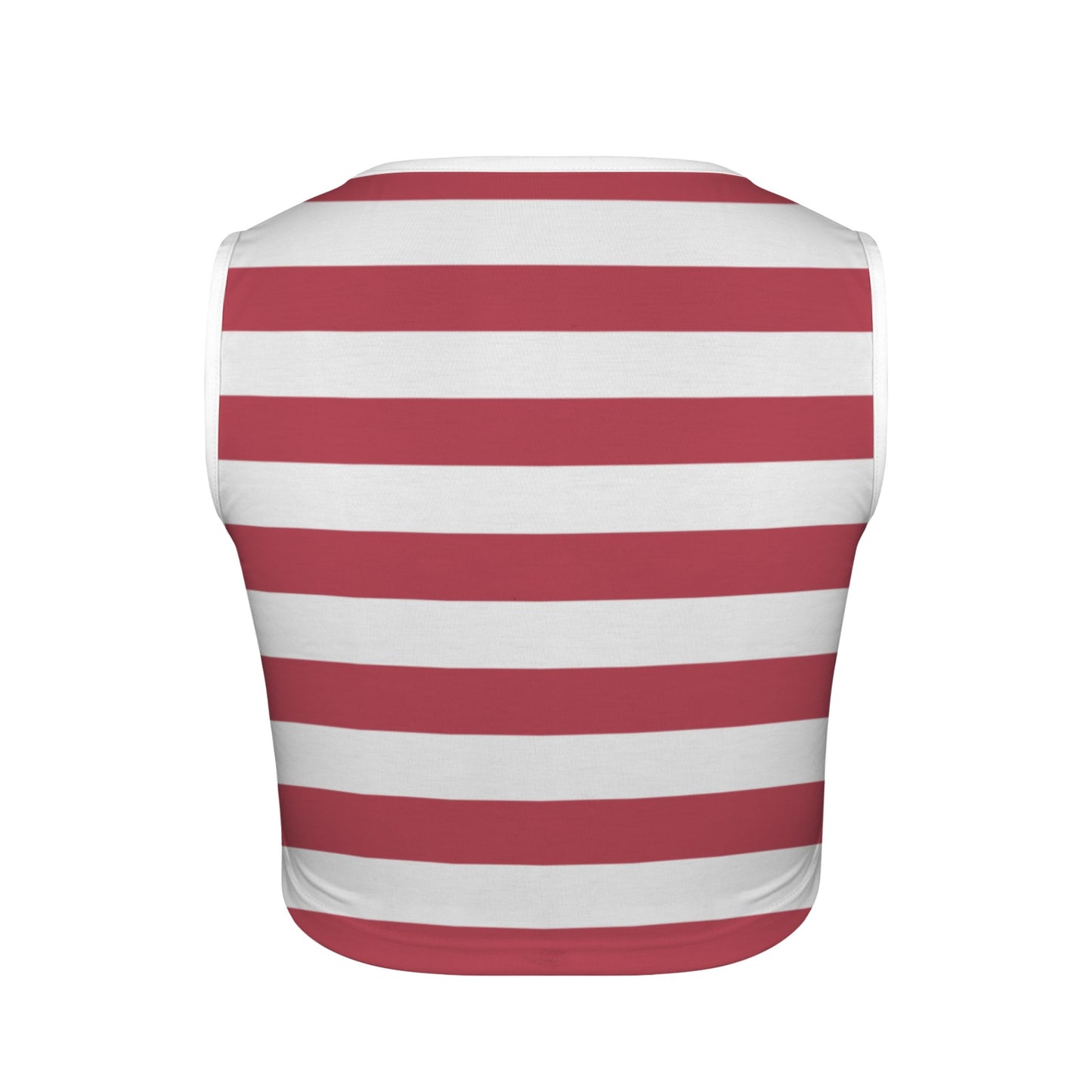 USA/American Flag Inspired Square Neck Crop Tank Tops