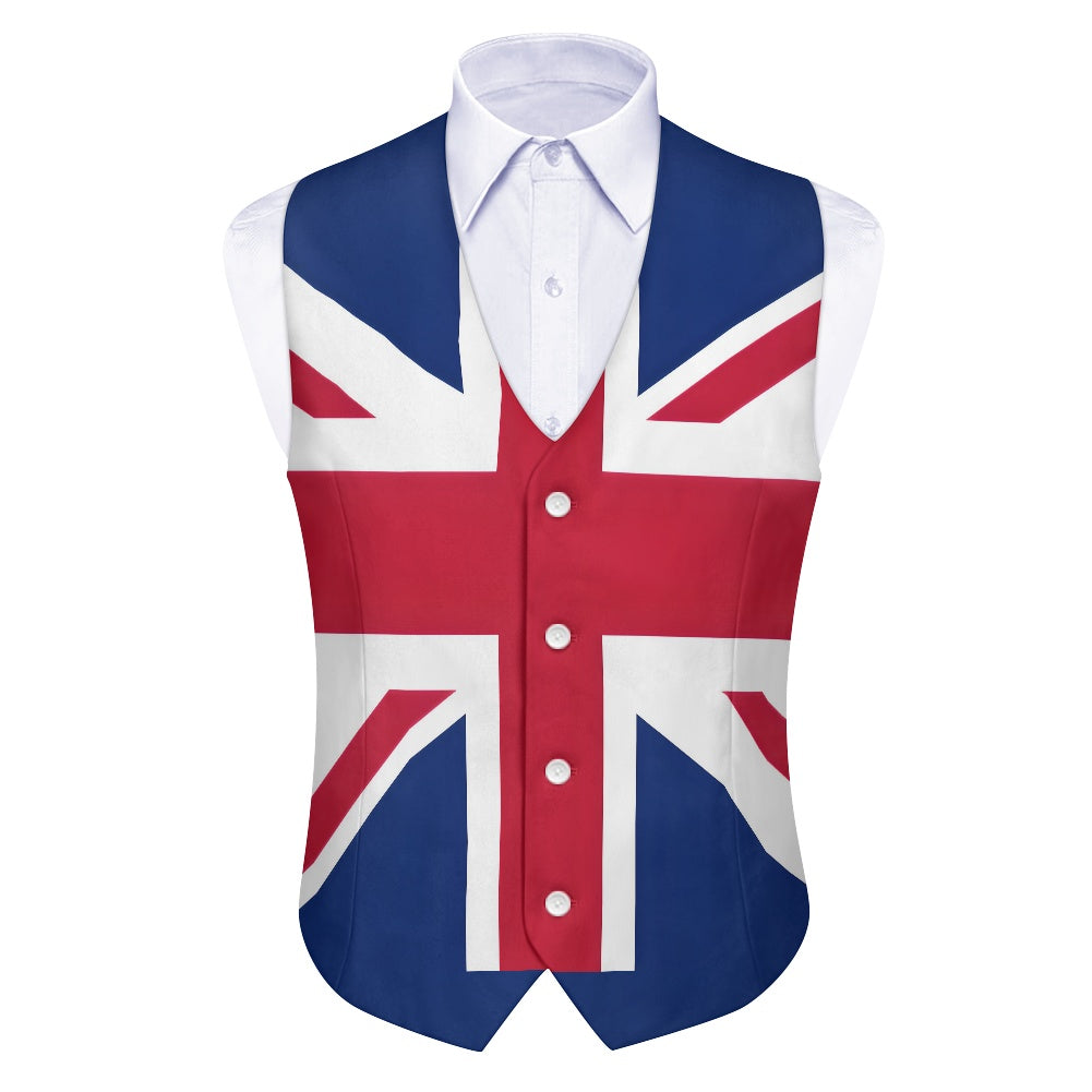 UK/Great Britain Flag Suit vest jacket