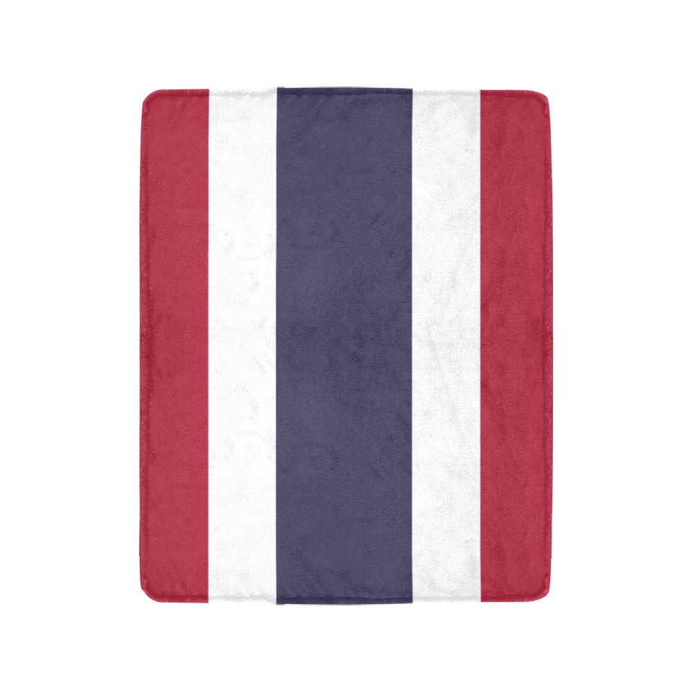 Luv My Flag blanket featuring Thailand's national flag design.