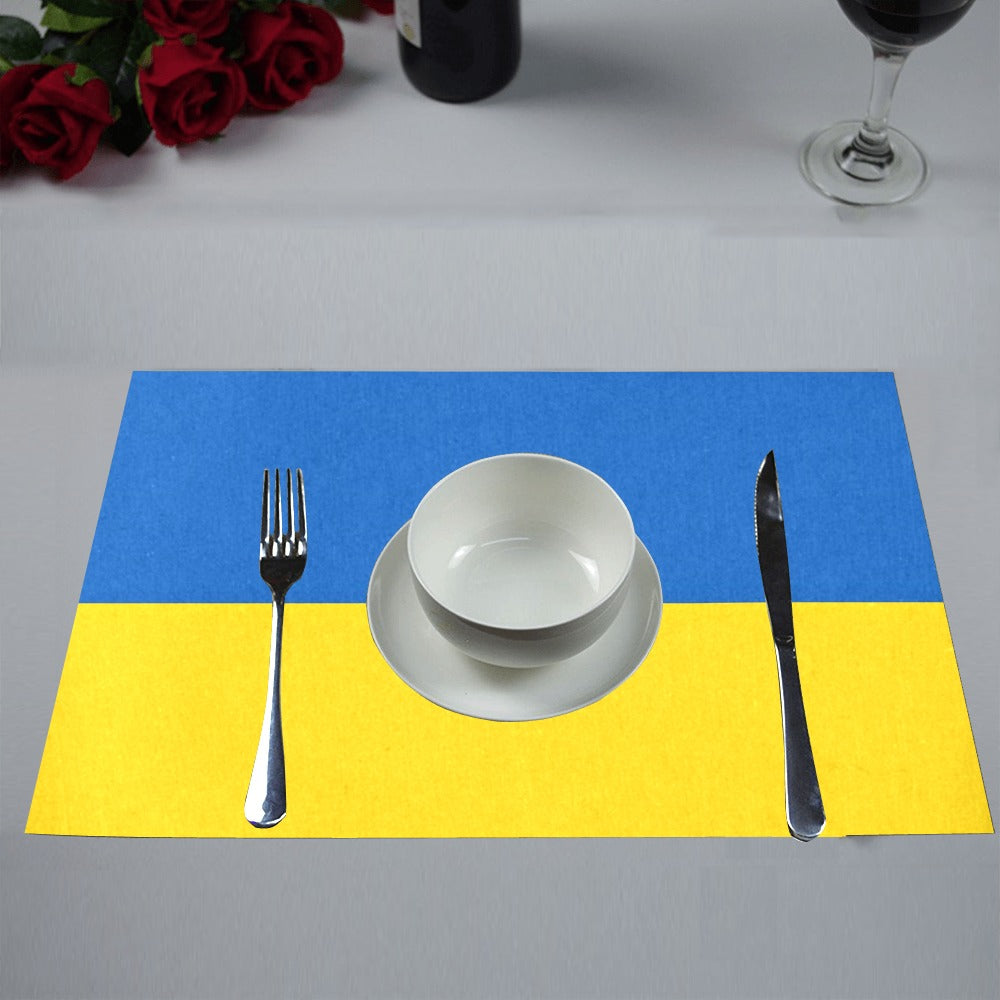 Ukraine Flag Placemats 12" x 18" (Set of 6)