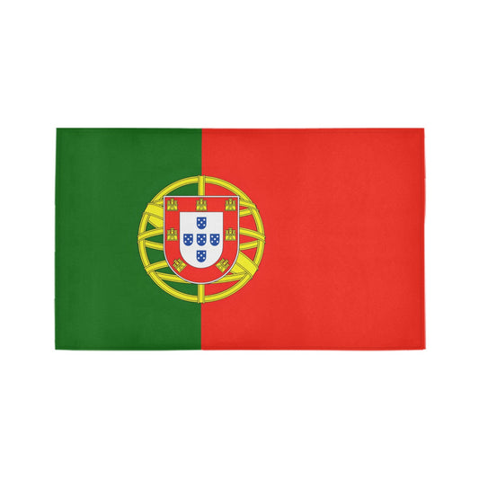 Portugal Flag Inspired Doormat 30" x 18" (Sponge Material)