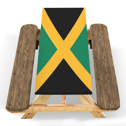 Jamaica Flag Picnic Table Cover (72" x 30") (Made in the USA)