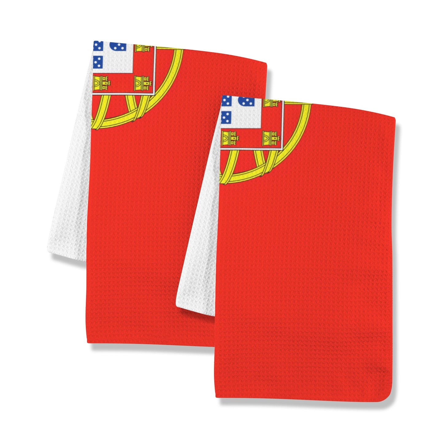 Portugal Flag Inspired Kitchen Towel 40X60cm (Pack of 2) (Made in the USA)