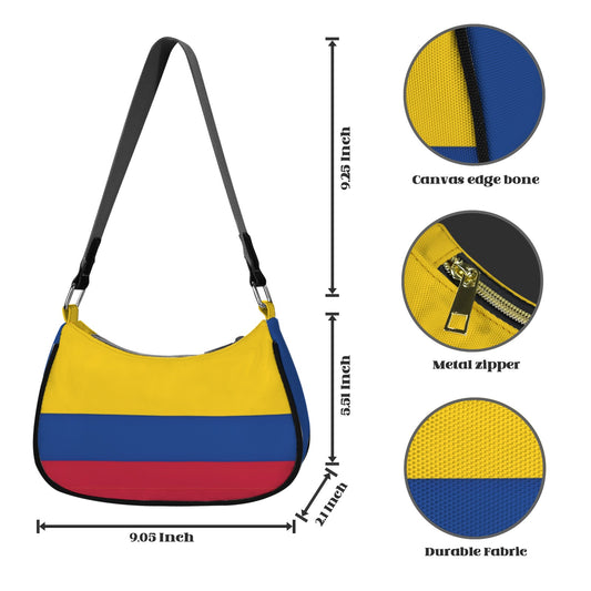 Colombia Flag Inspired Women's Shoulder Bag