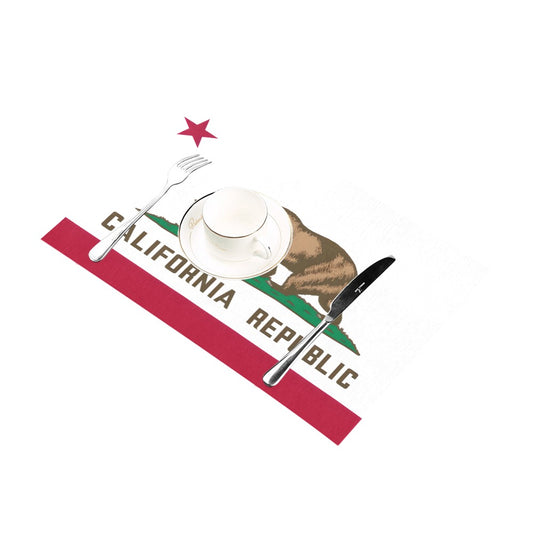 California Flag Placemats 12" x 18" (Set of 6)