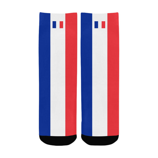 France Flag Inspired Kid's Socks (Made in the USA)