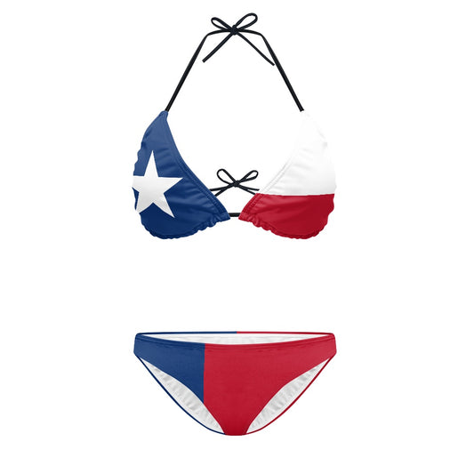 Texas Flag Inspired Women's Bikini