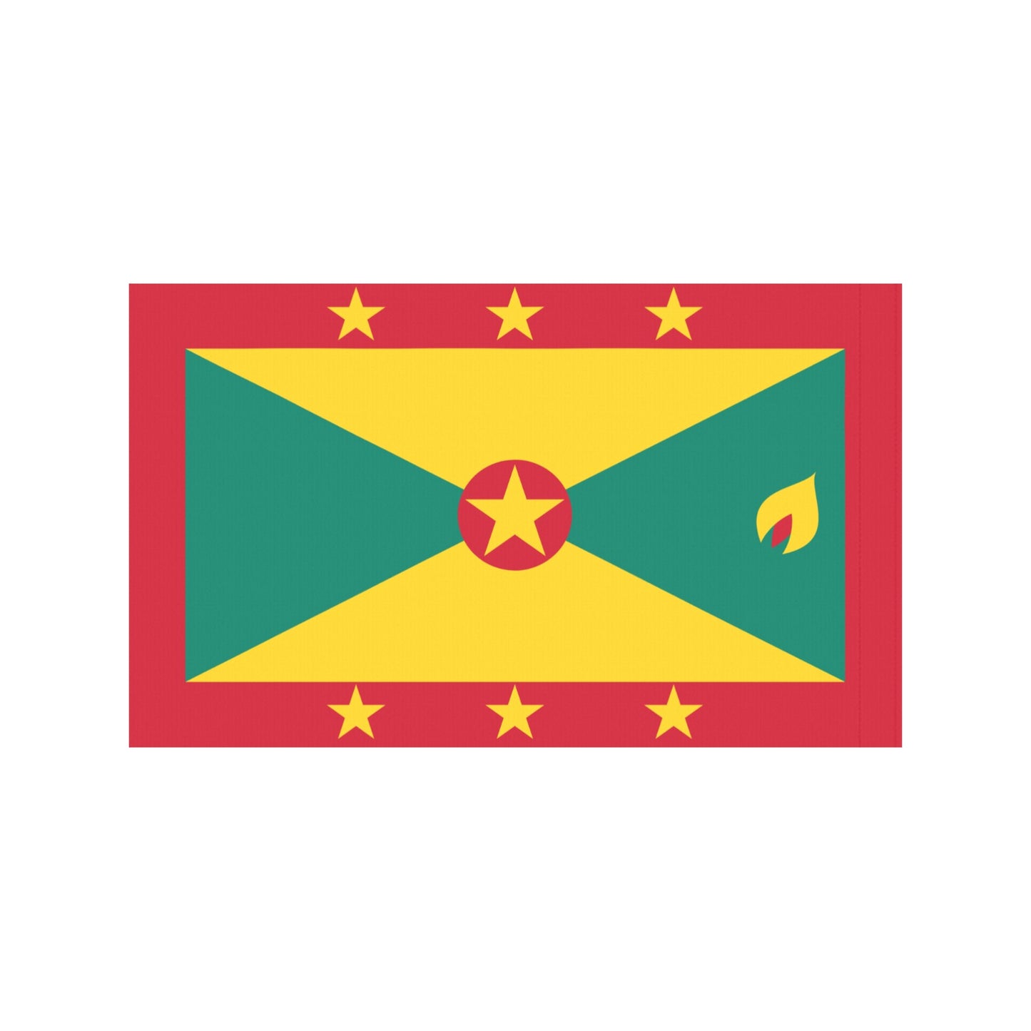 Grenada flag design by Luv My Flag, featuring stars.