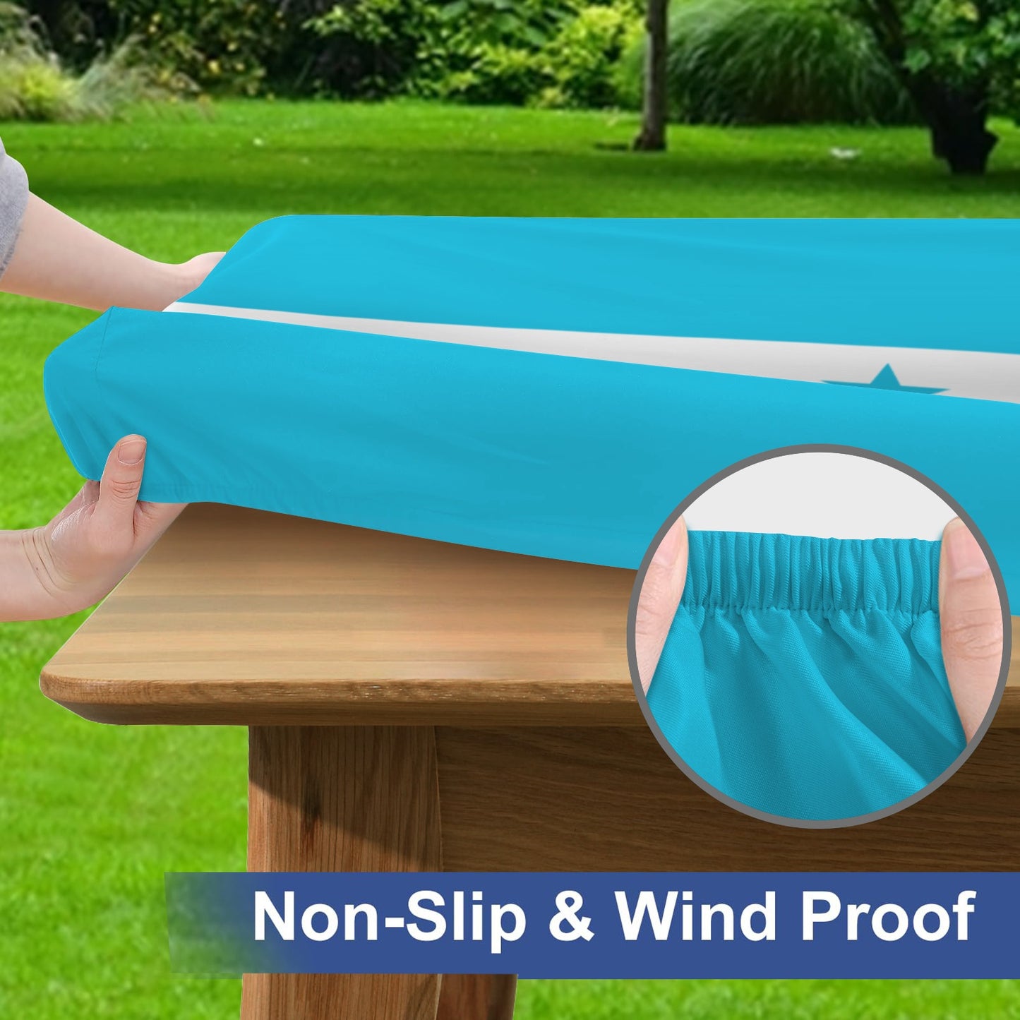 Honduras Flag Picnic Table Cover (72" x 30") (Made in the USA)