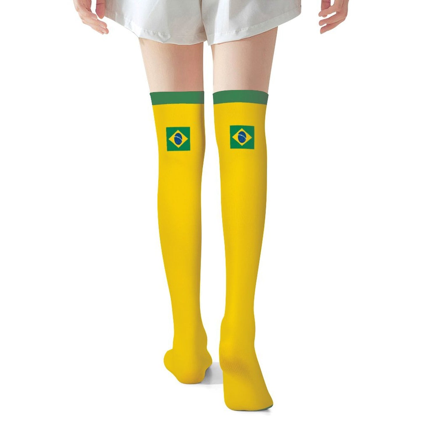 Brazil Flag Trendy Stockings(Long)