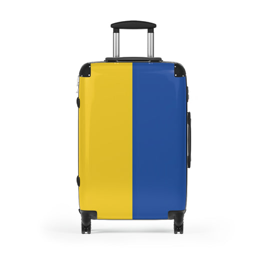Ukraine Flag Inspired Suitcase