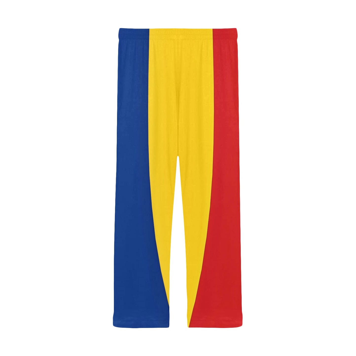 Romania Flag Inspired Men’s Pajama Trousers with Pockets (Made in the USA)
