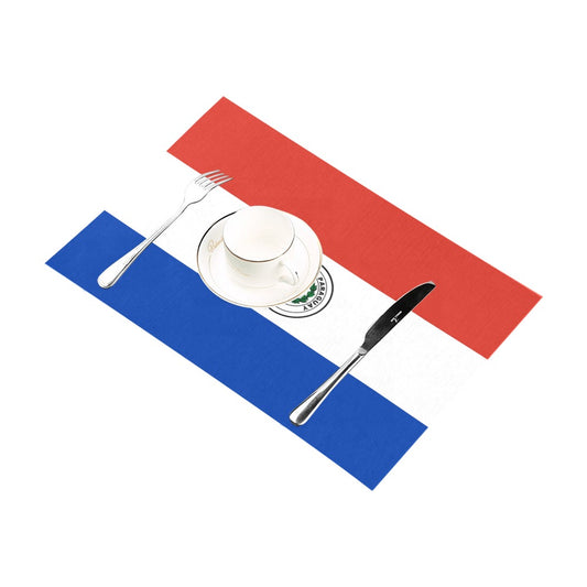 Paraguay Flag Placemats 12" x 18" (Set of 6)