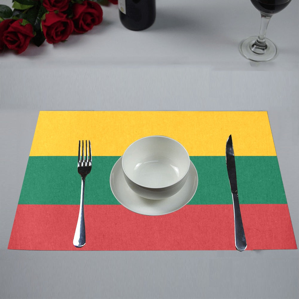 Lithuania Flag Placemats 12" x 18" (Set of 6)