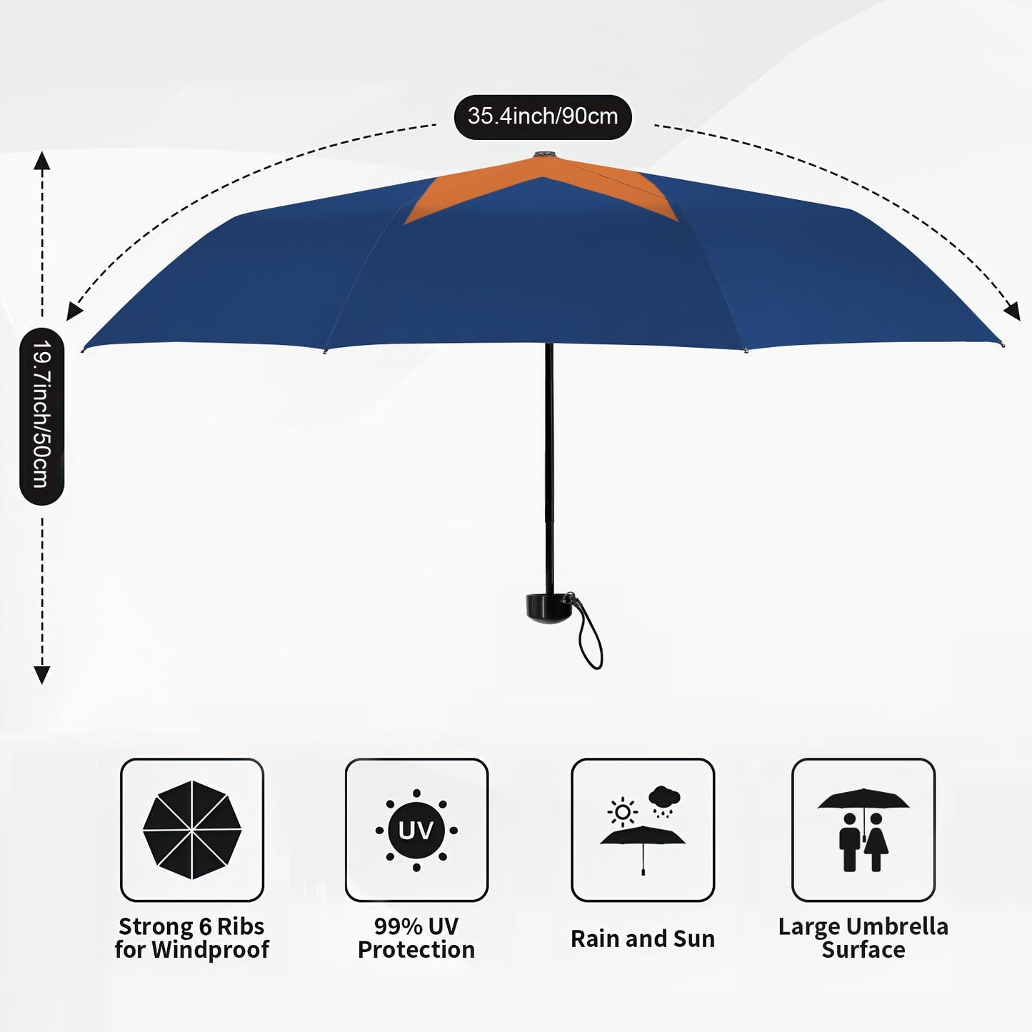 Arizona Flag Inspired Mini Compact Umbrella