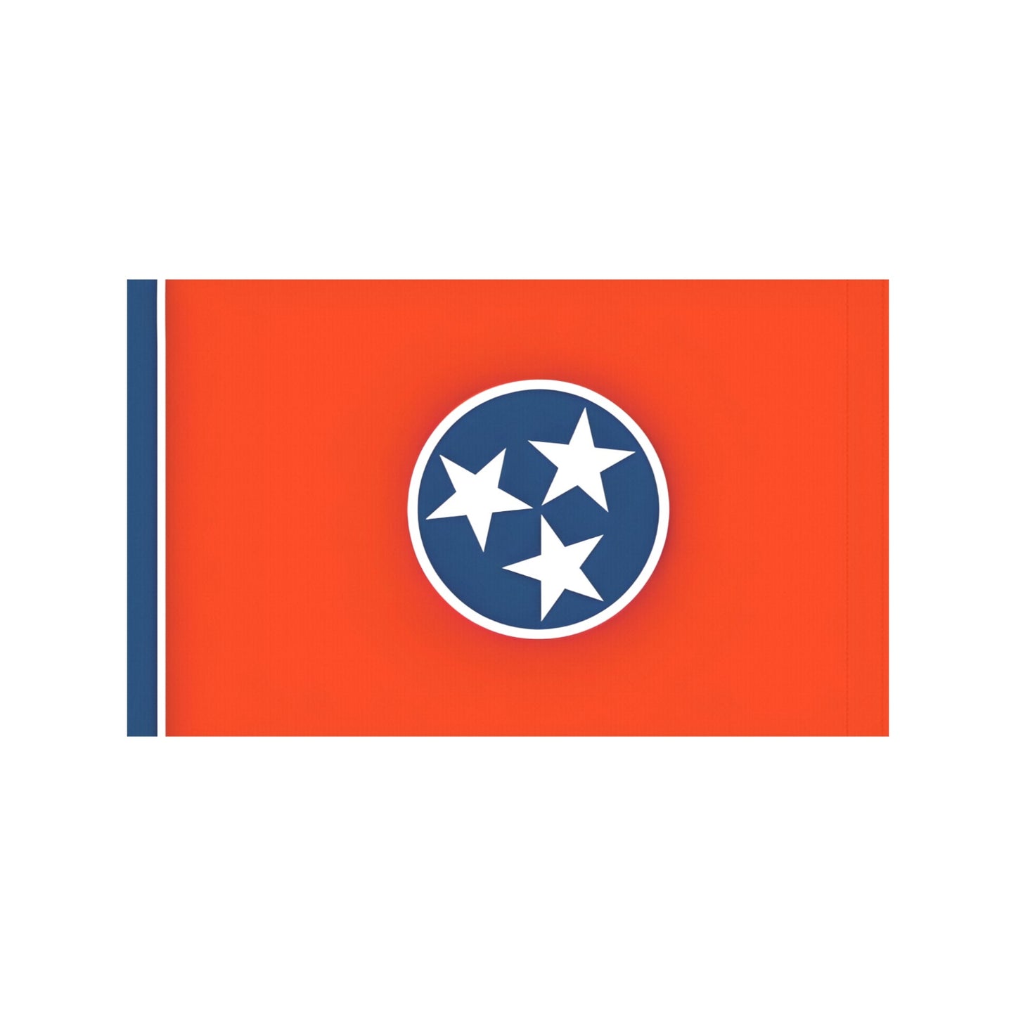 Red flag with stars in circle, Luv My Flag.