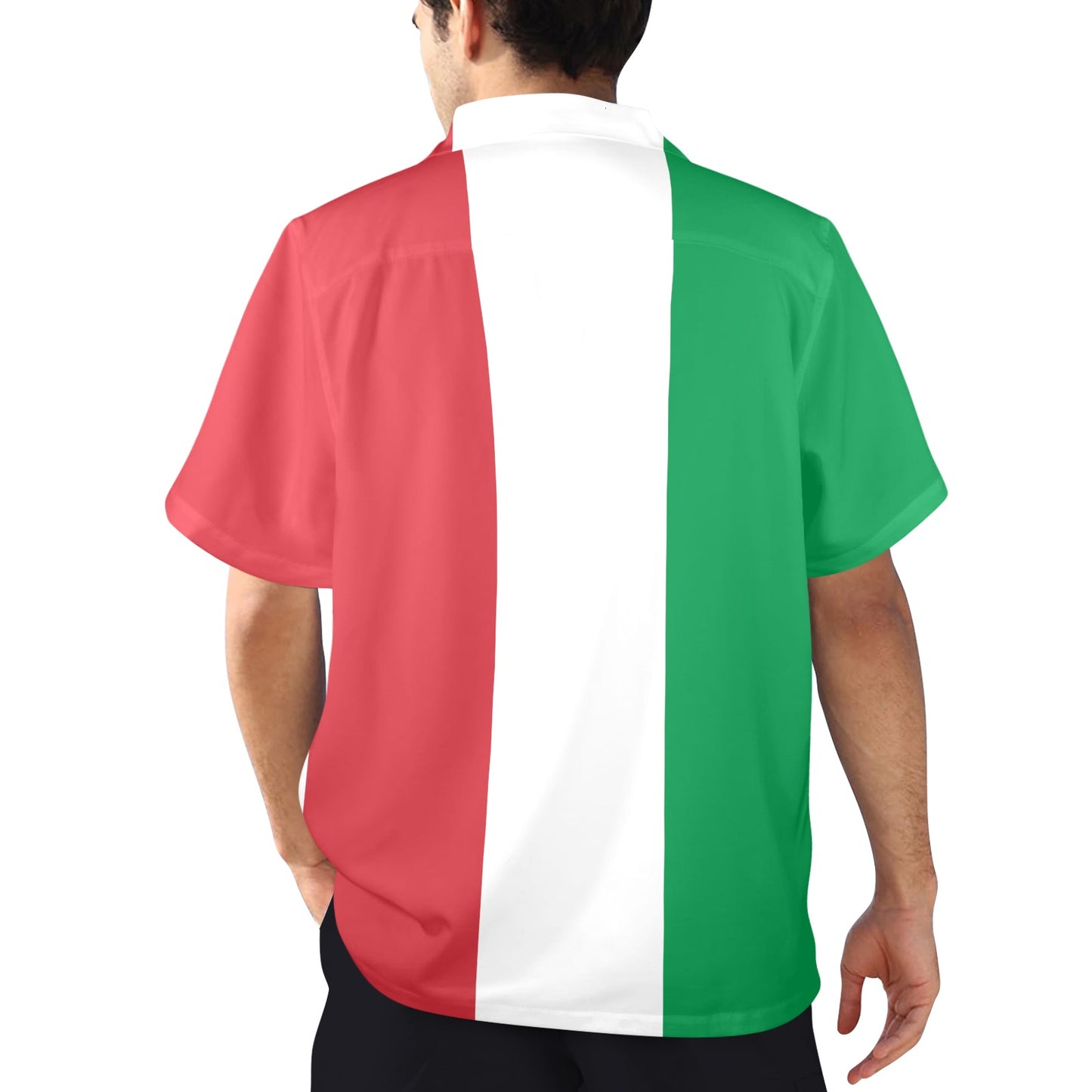 Italy Flag Hawaiian Shirt (Made in USA)