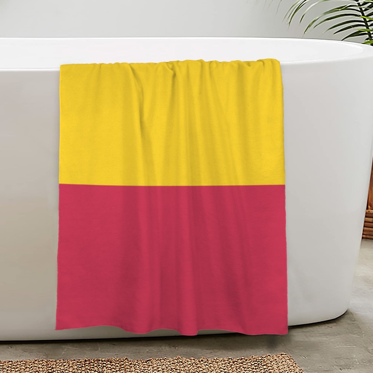 Chad Flag Inspired Custom Bath Towel 29"x58"(Made in USA)