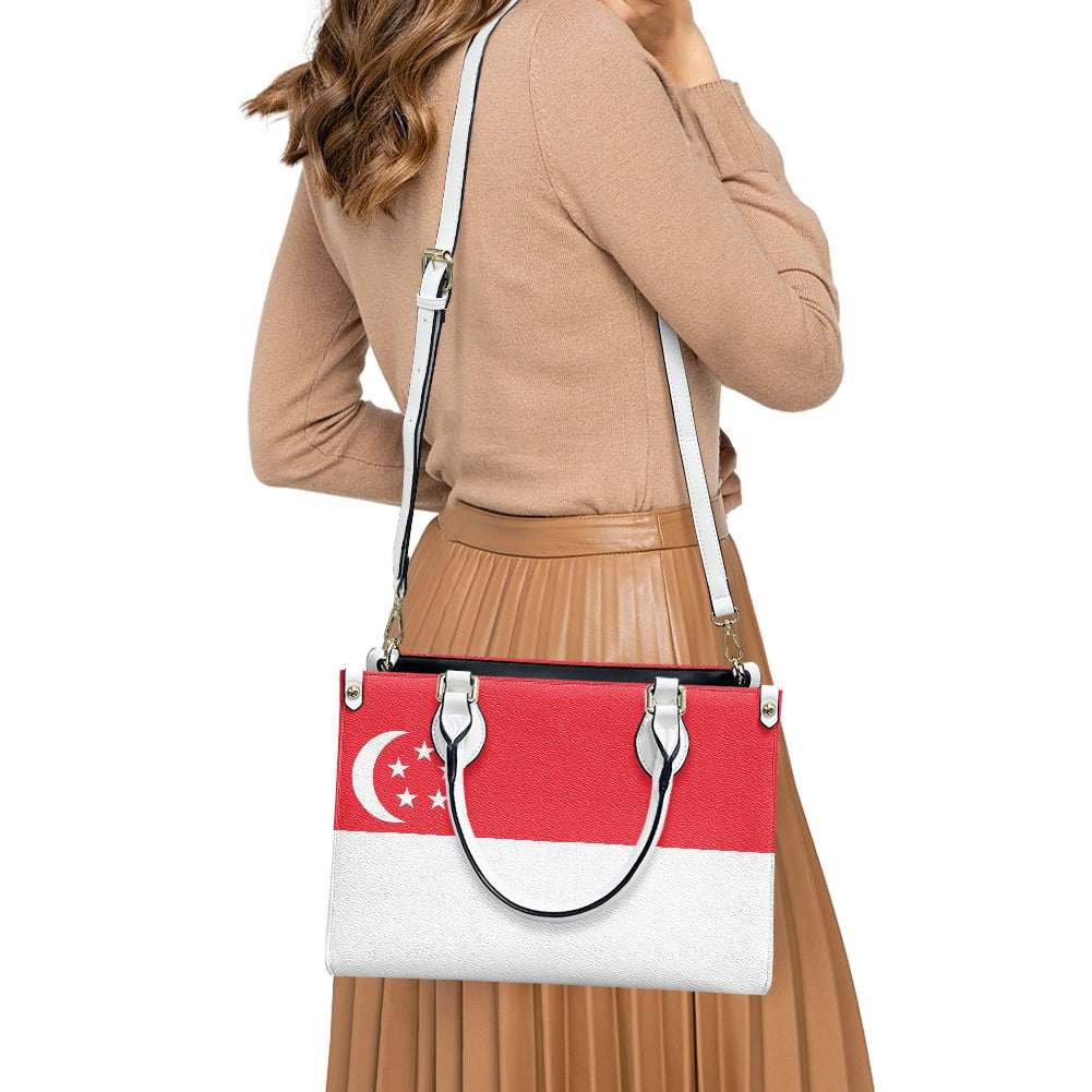 Singapore Ladies PU handbag - Luv My Flag