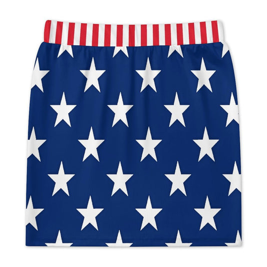 USA/American Flag Inspired Women's Mini Skirt
