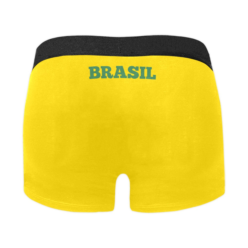 Brazil Flag Inspired Mens Boxer Briefs Made in the USA