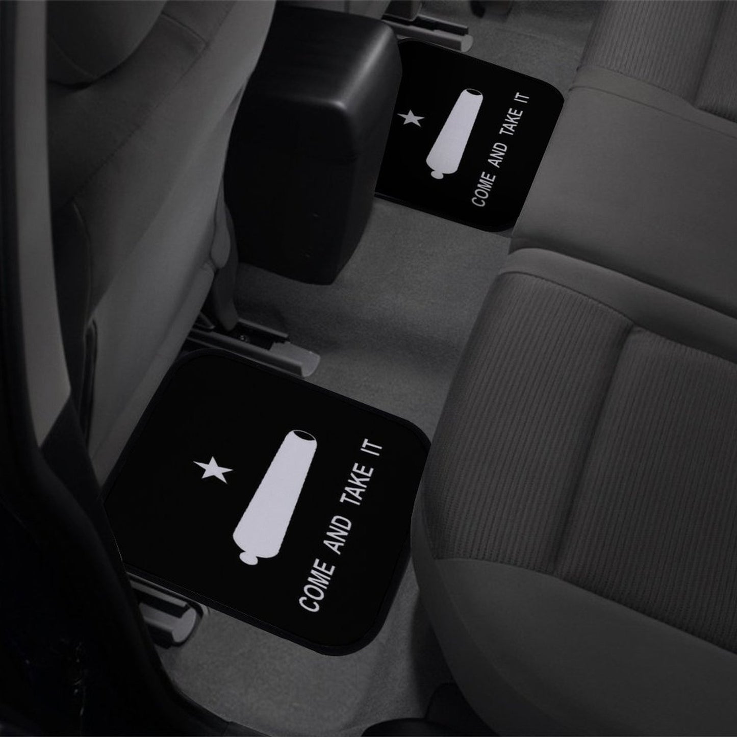 Come and Take It Flag Inspired Car Floor Mats(4pcs)