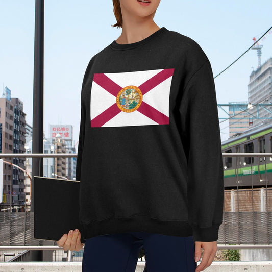 Florida Flag Unisex Fleece Sweatshirt (Made in the USA)