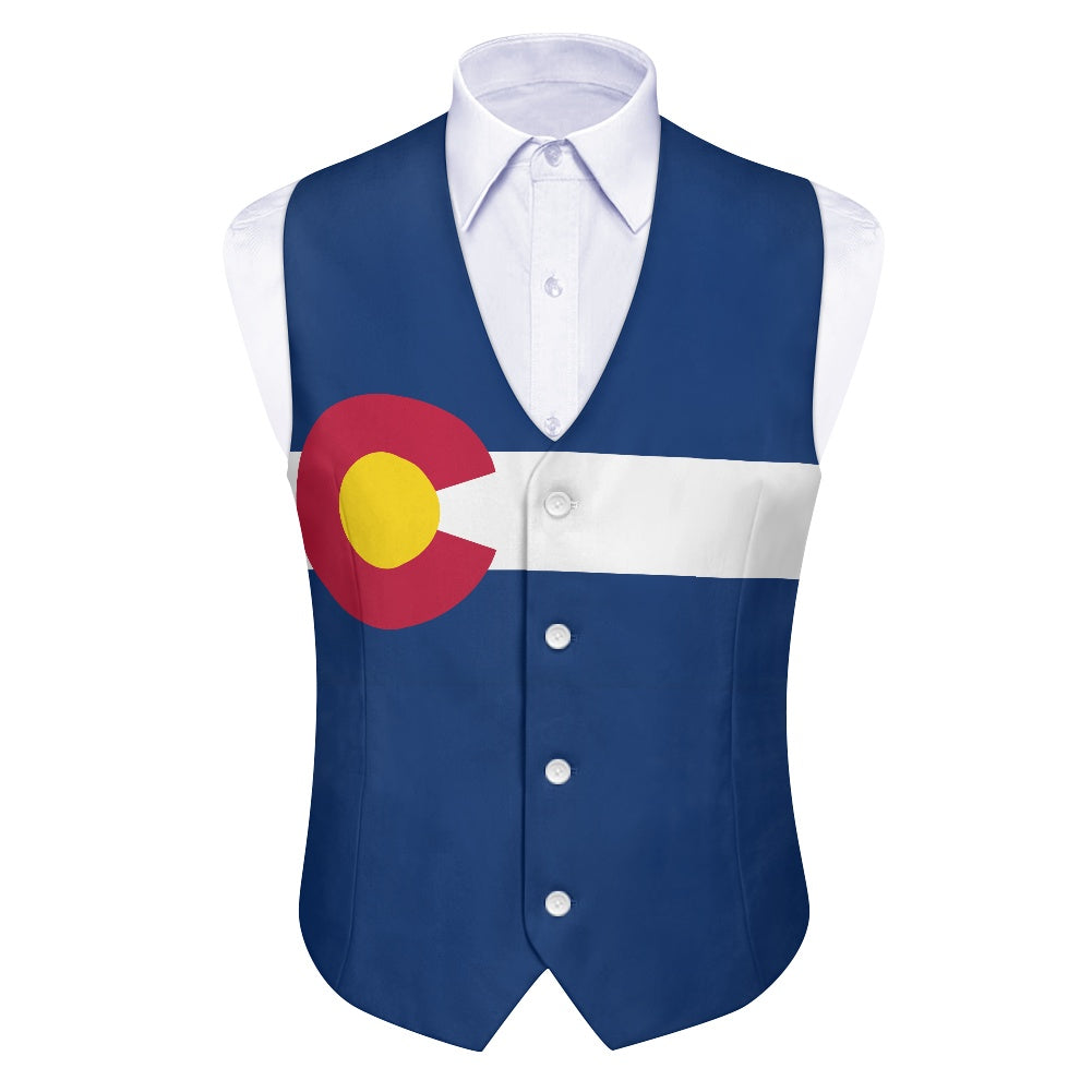 Colorado Flag Suit vest jacket