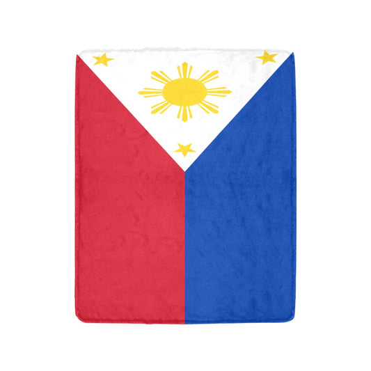 Philippine flag-themed blanket by Luv My Flag brand.