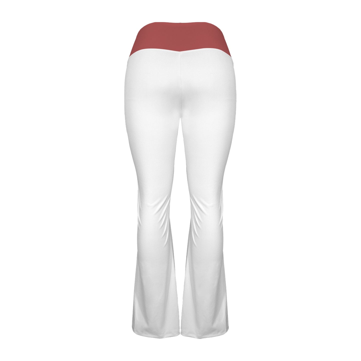 USA/American Flag Inspired Women's V-Crossover High Waisted Flare Leggings