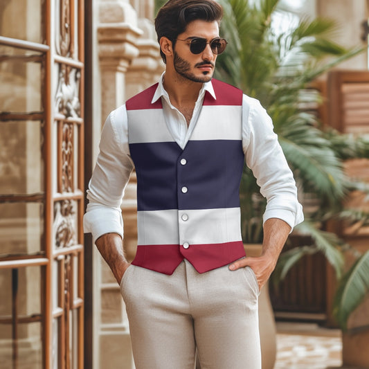 Thailand Flag Suit vest jacket