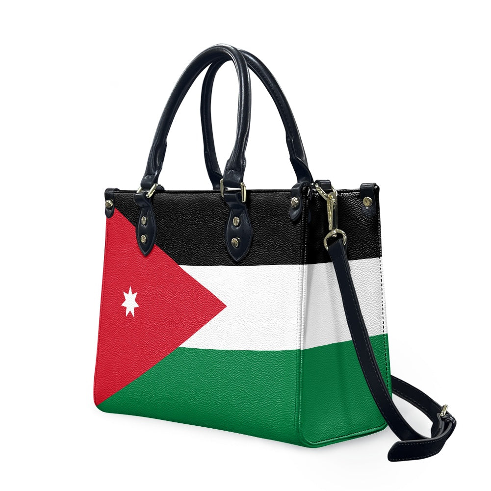 Jordan Flag Handbag With Swag – PU Leather Shoulder Purse With Style - Luv My Flag