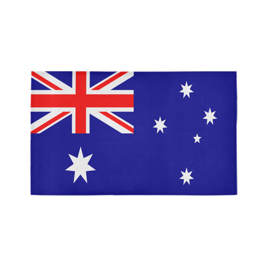 Australia Flag Inspired Doormat 30" x 18" (Sponge Material)