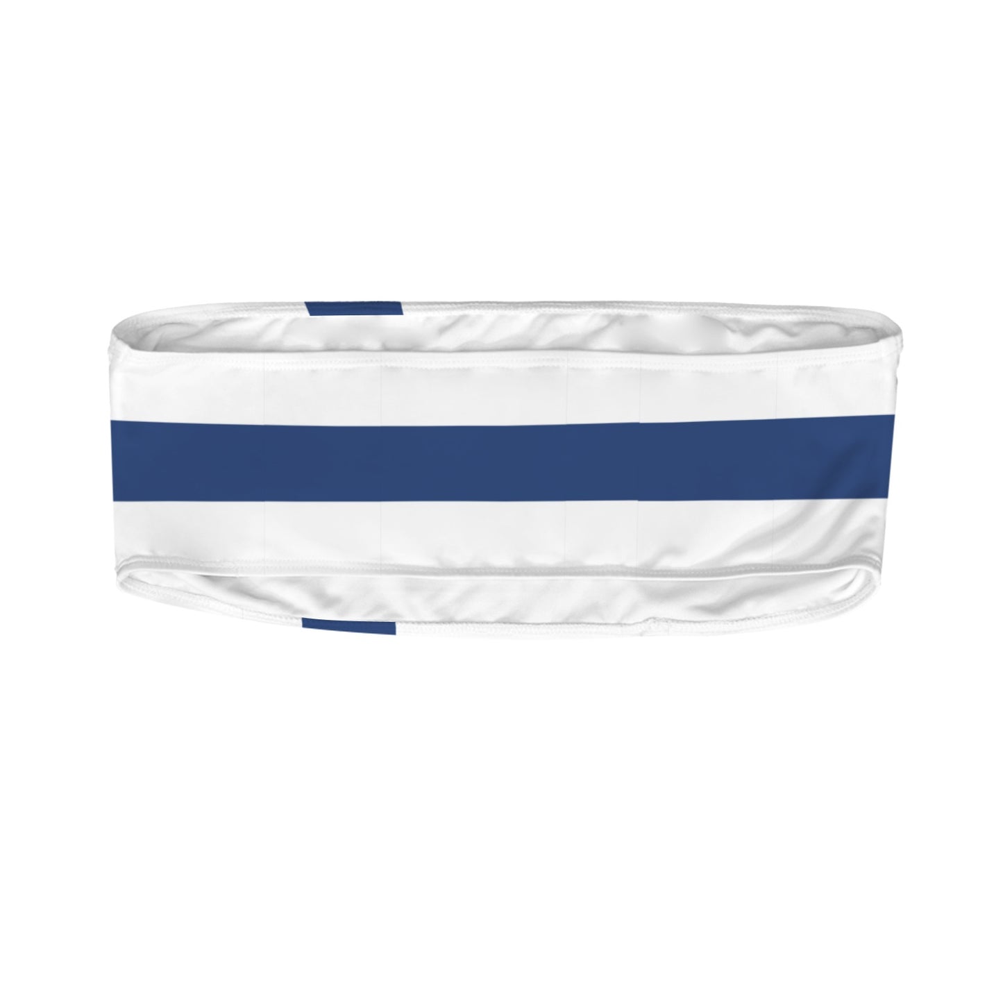 Finland Flag Inspired Bandeau Tube Bikini Top