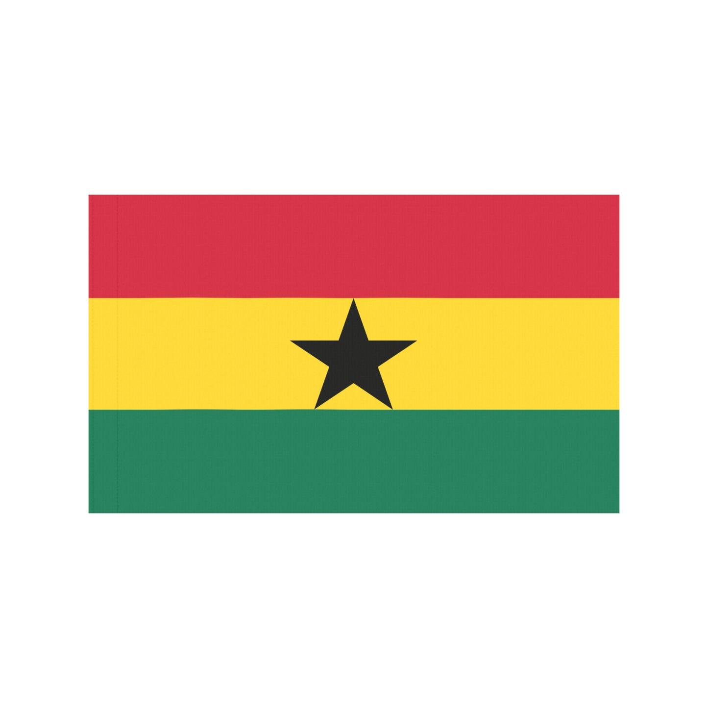 Luv My Flag Ghana flag with iconic black star.