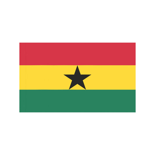 Luv My Flag Ghana flag with iconic black star.