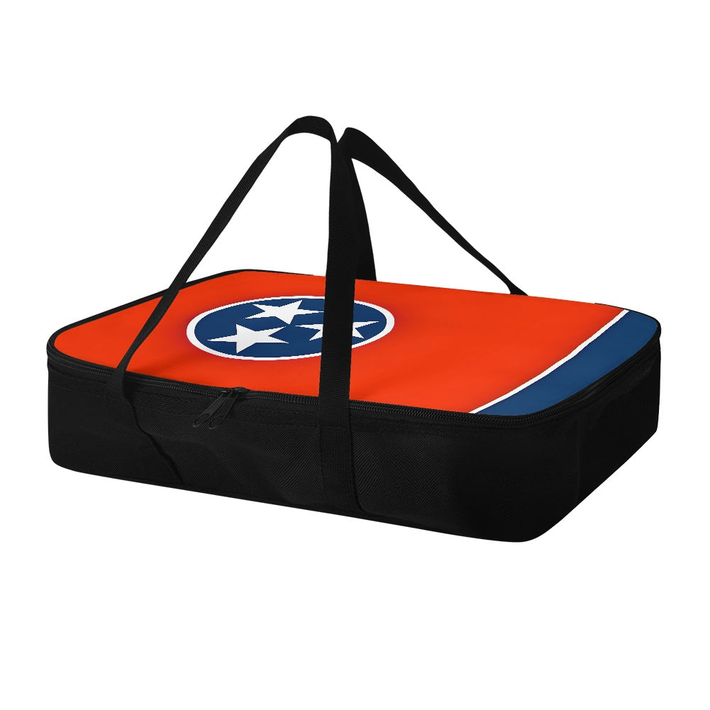 Tennessee Flag Inspired Insulated Casserole Carrier – Durable Hot & Cold Food Bag