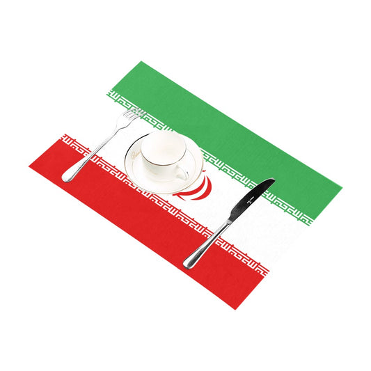 Iran Flag Placemats 12" x 18" (Set of 6)