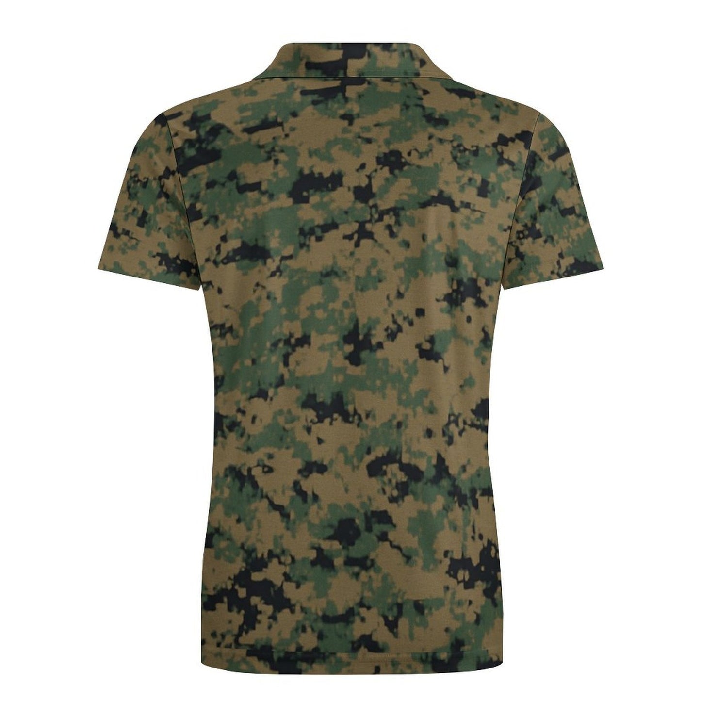 Thin Green Line Flag Inspired Eagle Men’s Premium Ice Silk Polo Shirt