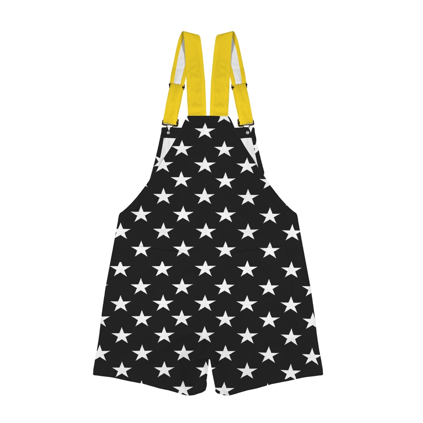 Thin Gold Line Flag Inspired Unisex Suspender Overalls