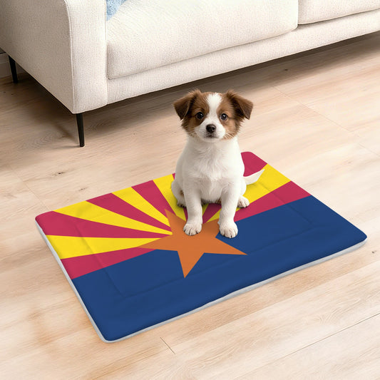 Arizona Flag Inspired Pet Mat 25x18inch (Made in the USA)
