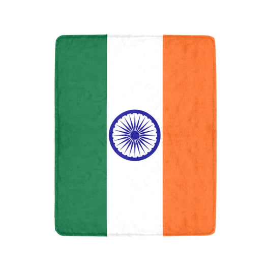 Luv My Flag blanket featuring the Indian national flag.