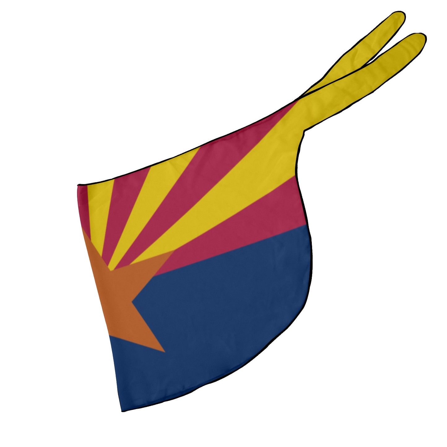 Luv My Flag bandana featuring Arizona state flag design.