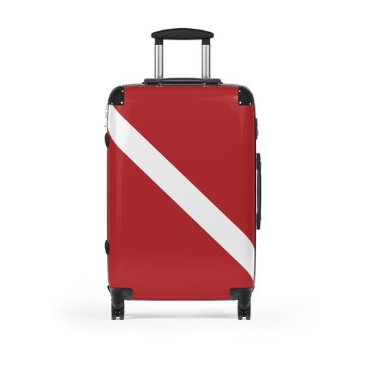 Diver Down Flag Inspired Suitcase
