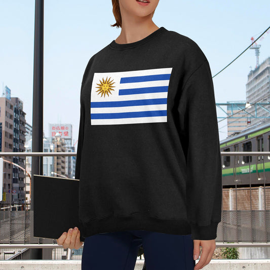 Uruguay Flag Unisex Fleece Sweatshirt (Made in the USA)