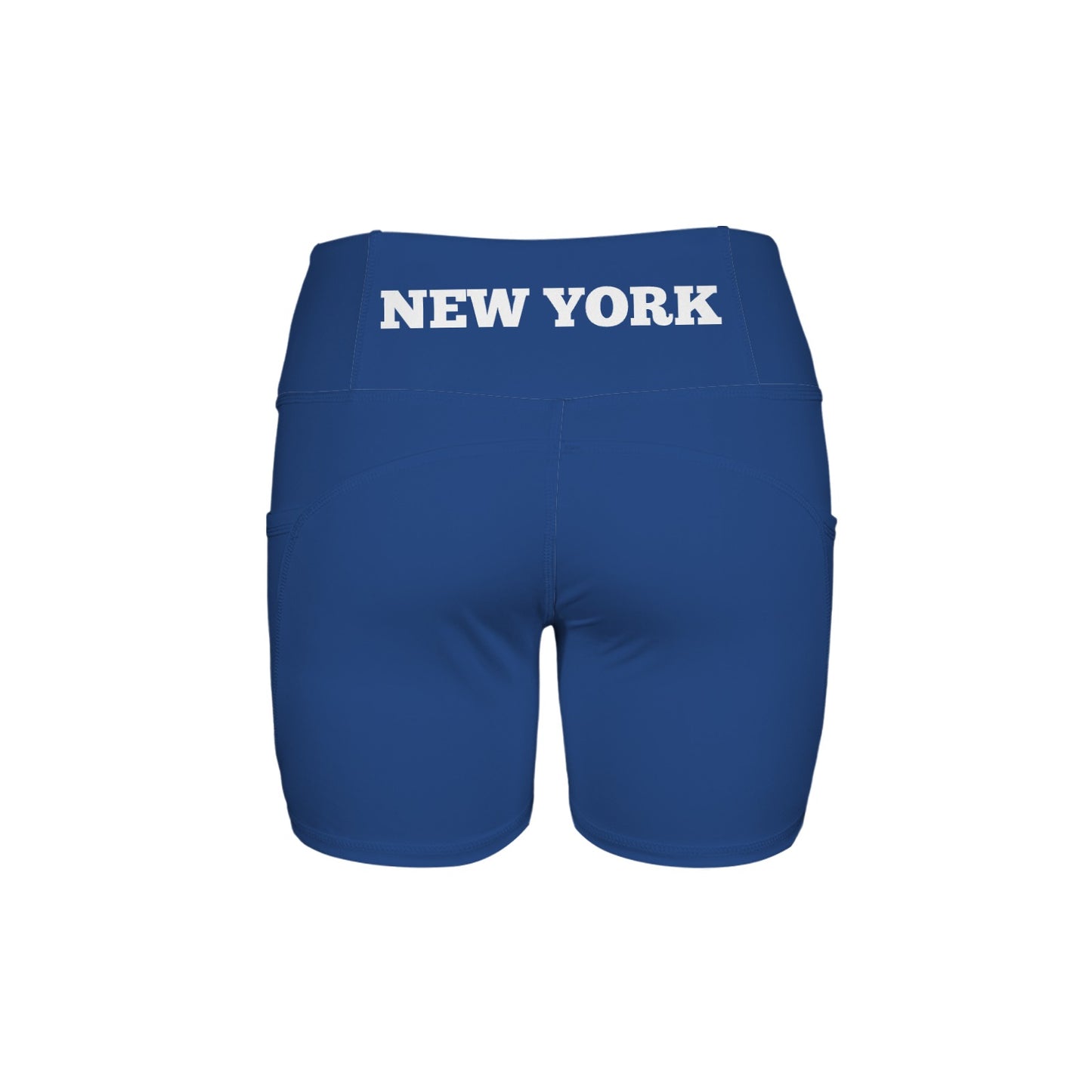 New York Flag Pocket Yoga Active Shorts