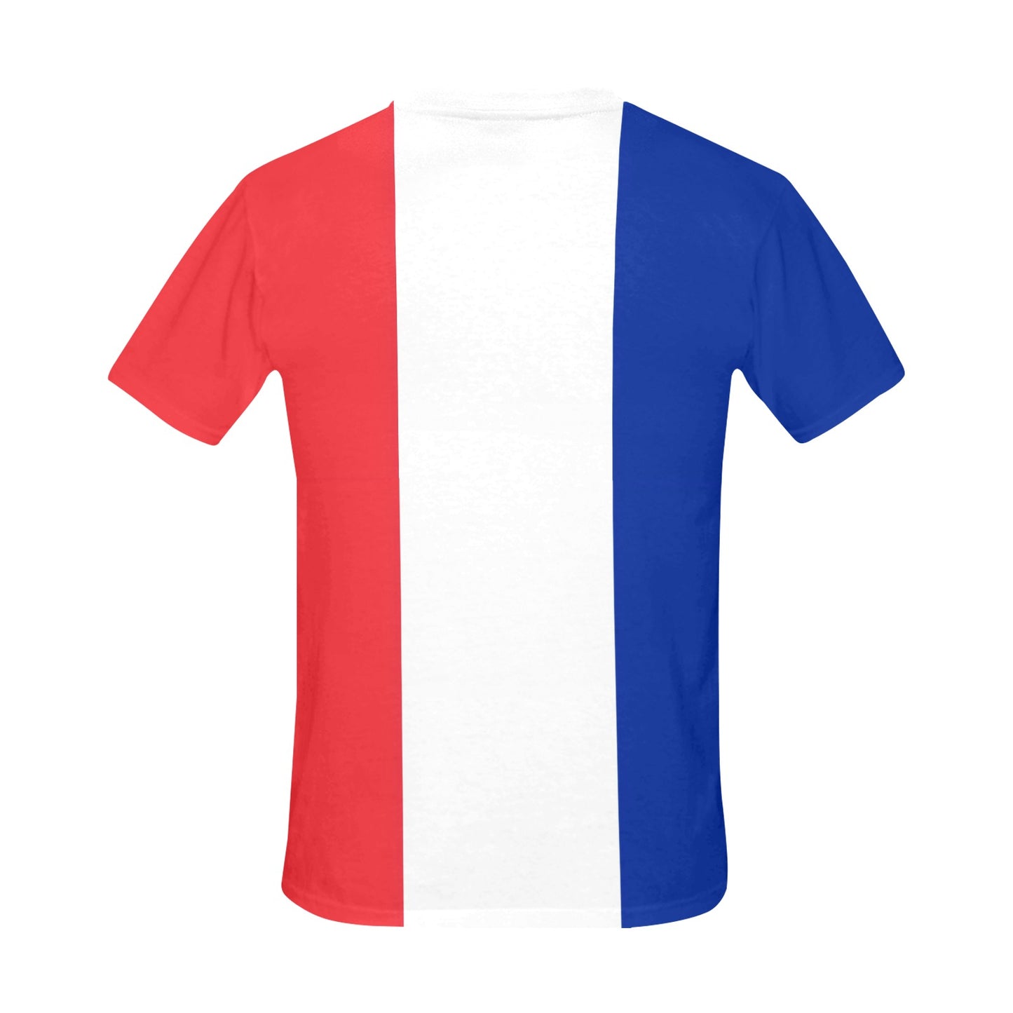 France Flag Men's Crew Neck T-Shirt (Made in USA)