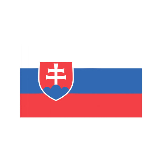 Slovakia flag design by Luv My Flag, tricolor shield.