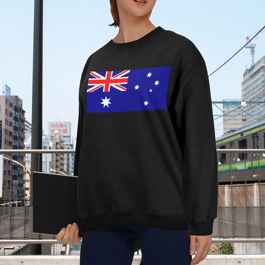 Australia Flag Unisex Fleece Sweatshirt (Made in the USA)